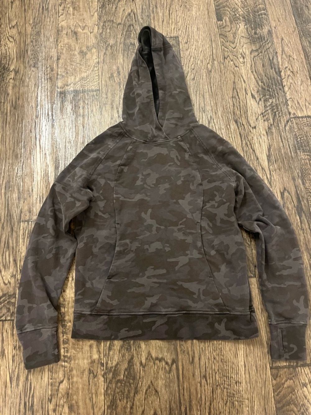 lululemon athletica Women's Charcoal Camo Hooded Pullover